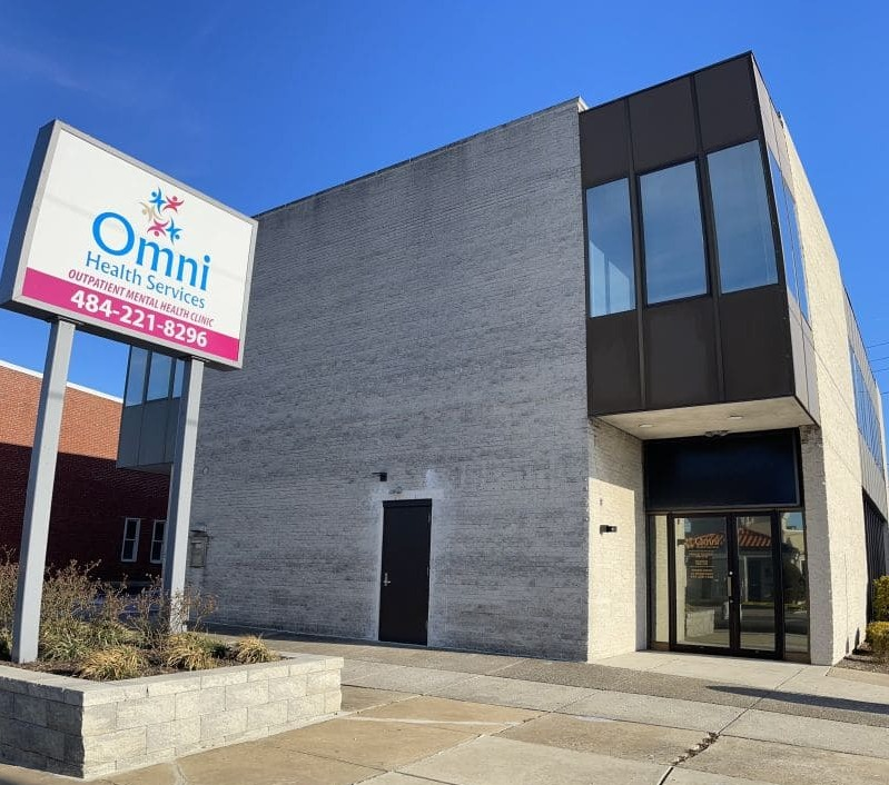 OmniHealth head office building exterior in the USA